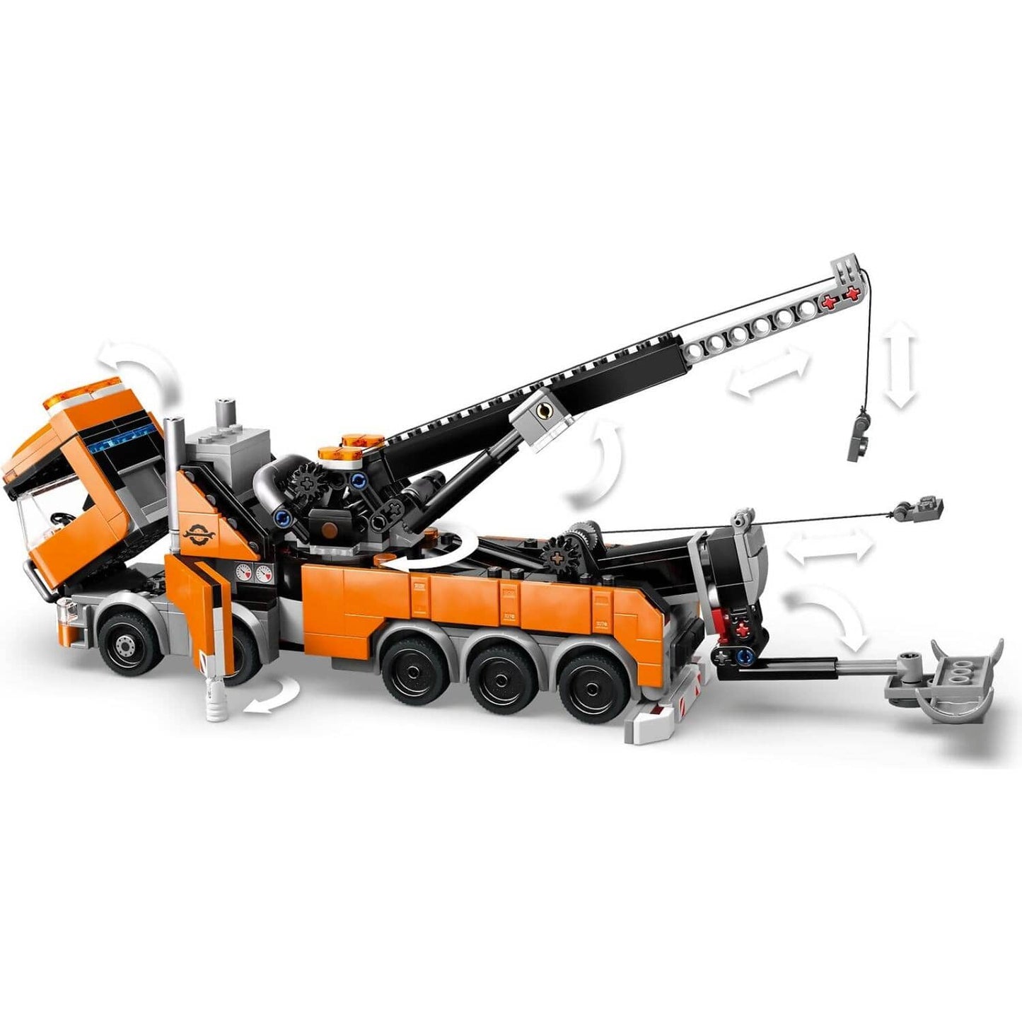LEGO 60467 Heavy-Duty Recovery Tow Truck with Crane - City