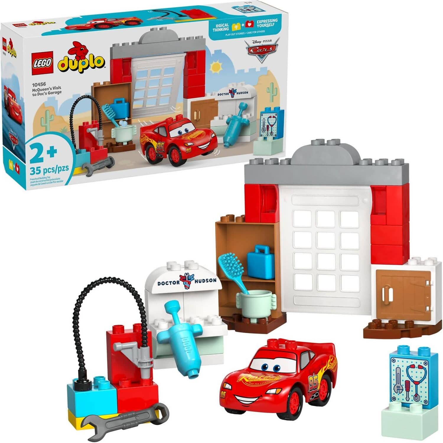 LEGO 10456 McQueen's Visit to Doc's Garage - Duplo