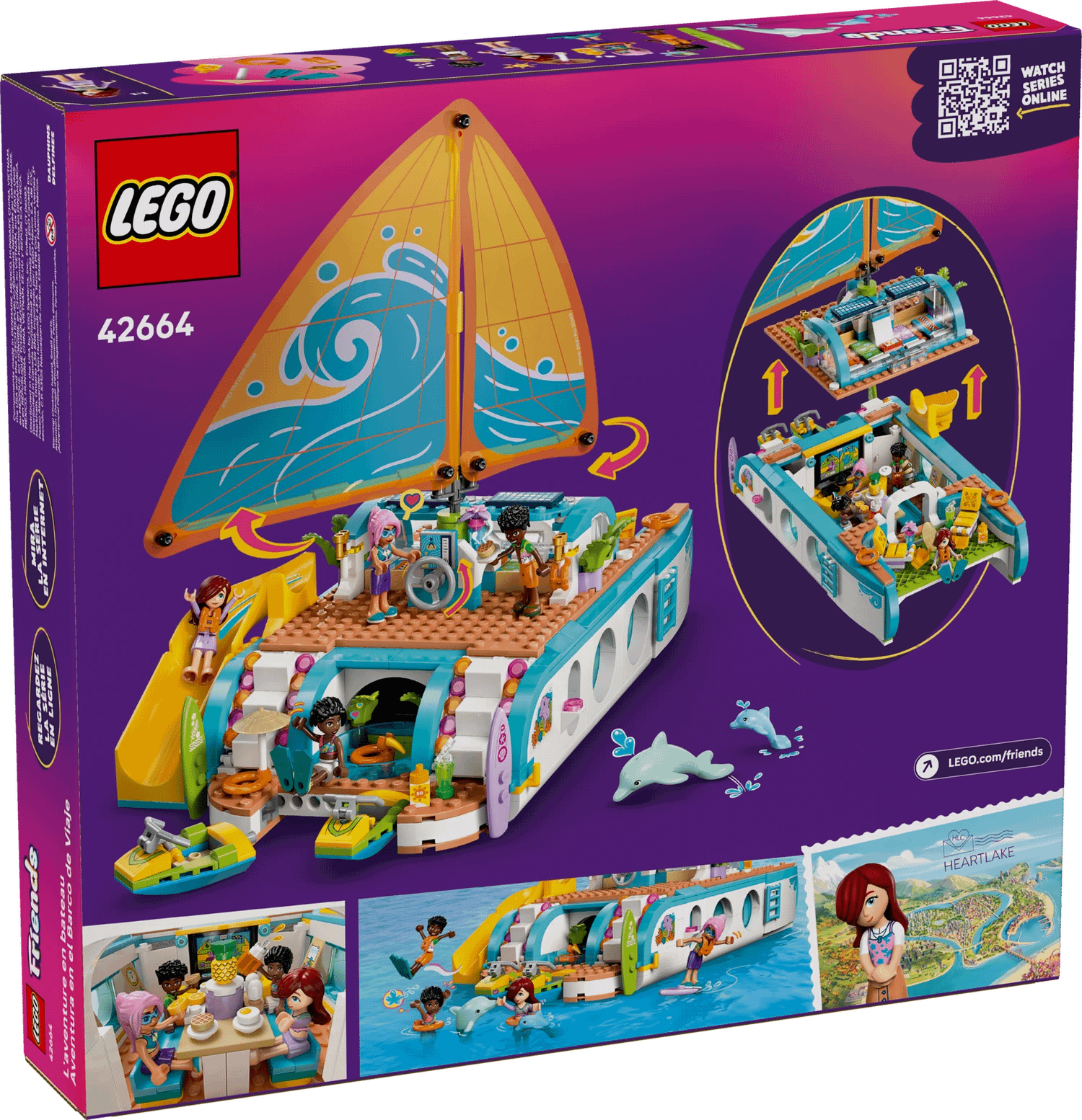LEGO 42664 Travel Boat Adventure - Friends