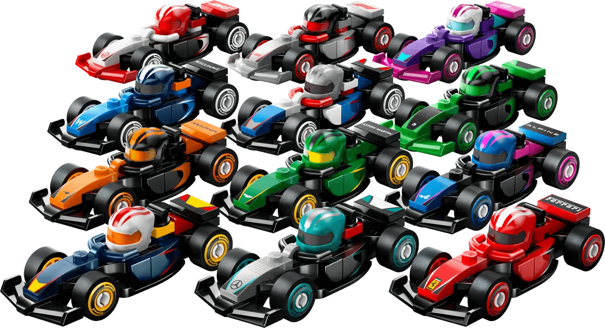 LEGO 71049 F1 Collectible Race Cars - Minifigures