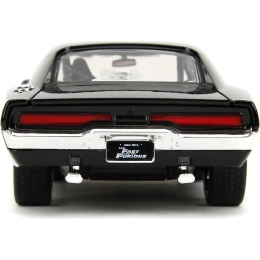 Jada Toys - Hollywood Rides 1970 Dodge Charger With Dom Toretto 1:24 Scale Diecast Vehicle & Dom Figure Set