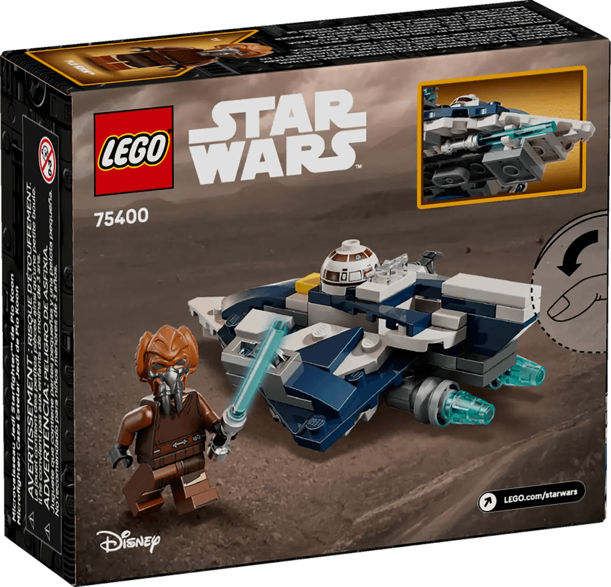 LEGO 75400 Plo Koon's Jedi Starfighter Microfighter - Star Wars