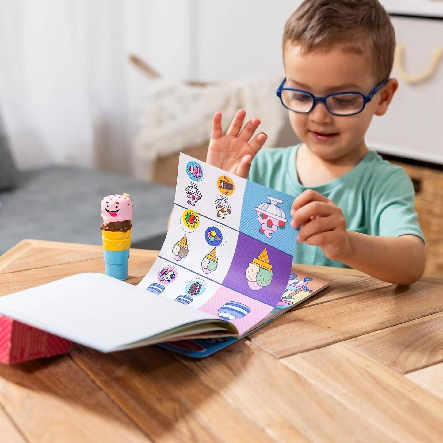 Melissa &amp; Doug - Sticker WOW! Activity Pad Set - Ice Cream