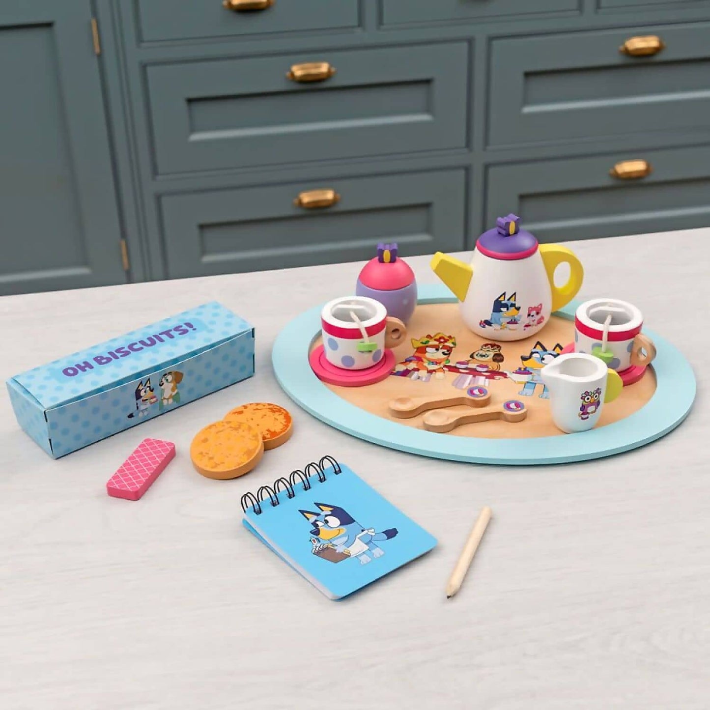 Bluey - Wooden Tea Party Set 18pc - Jasnor