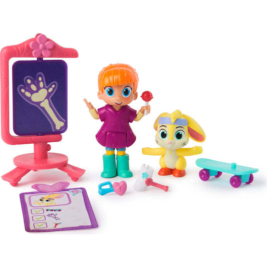 Vida The Vet - Vida & Zig Zag’s Cast & Care Playset Pack - Spin Master