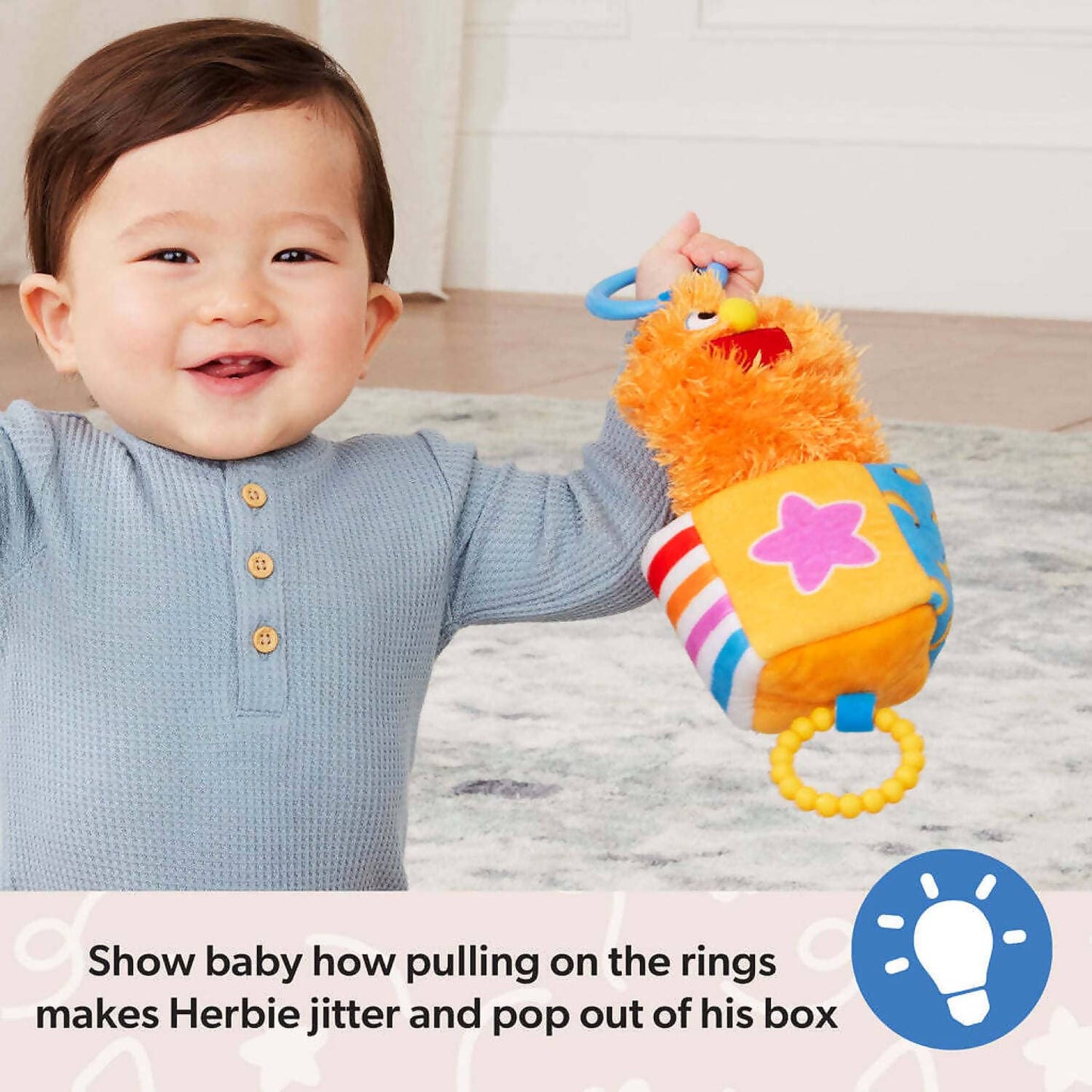 Ms. Rachel - Herbie Sensory Take-Along Toy - Spin Master