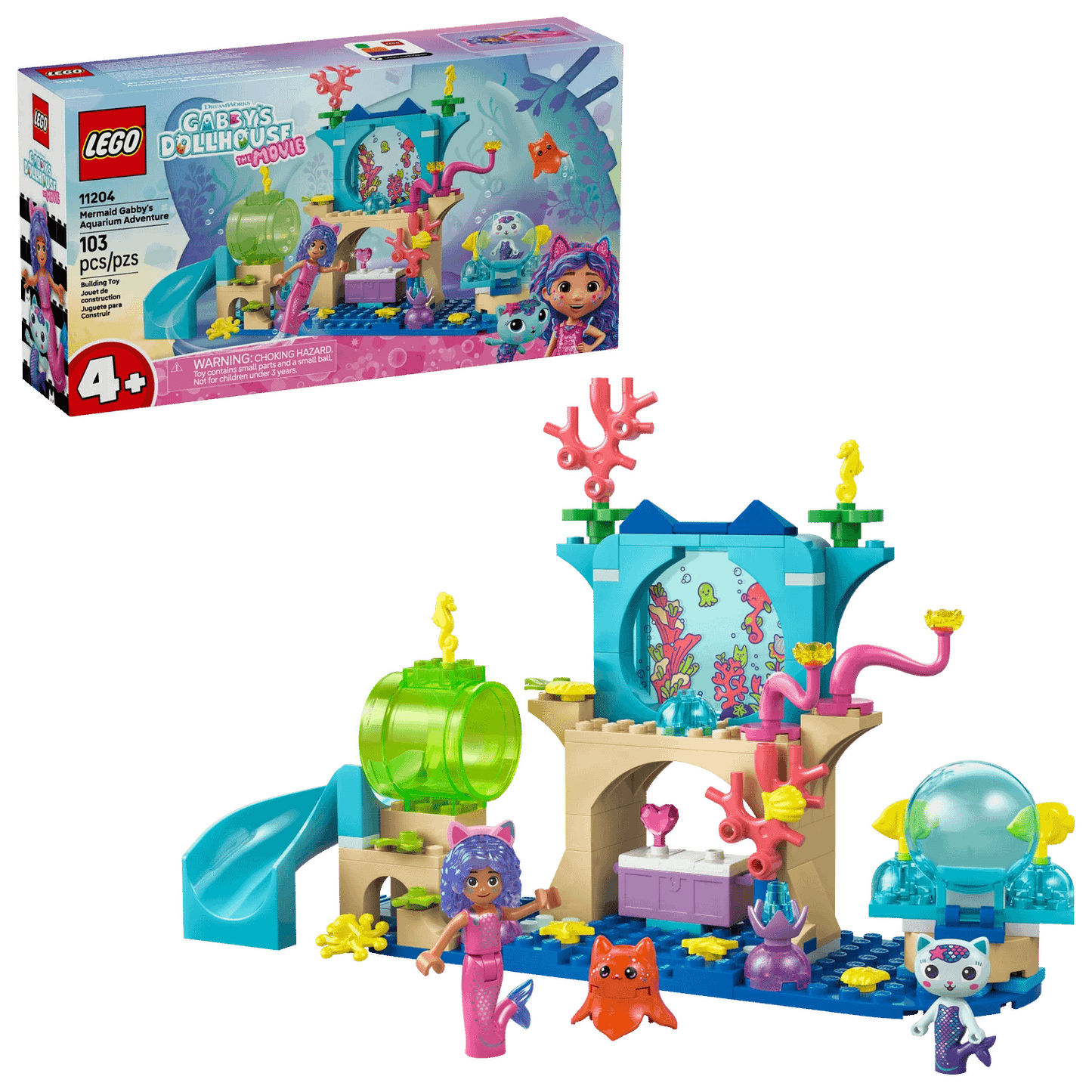 LEGO 11204 Mermaid Gabby's Aquarium Adventure - Gabby's Dollhouse 4+