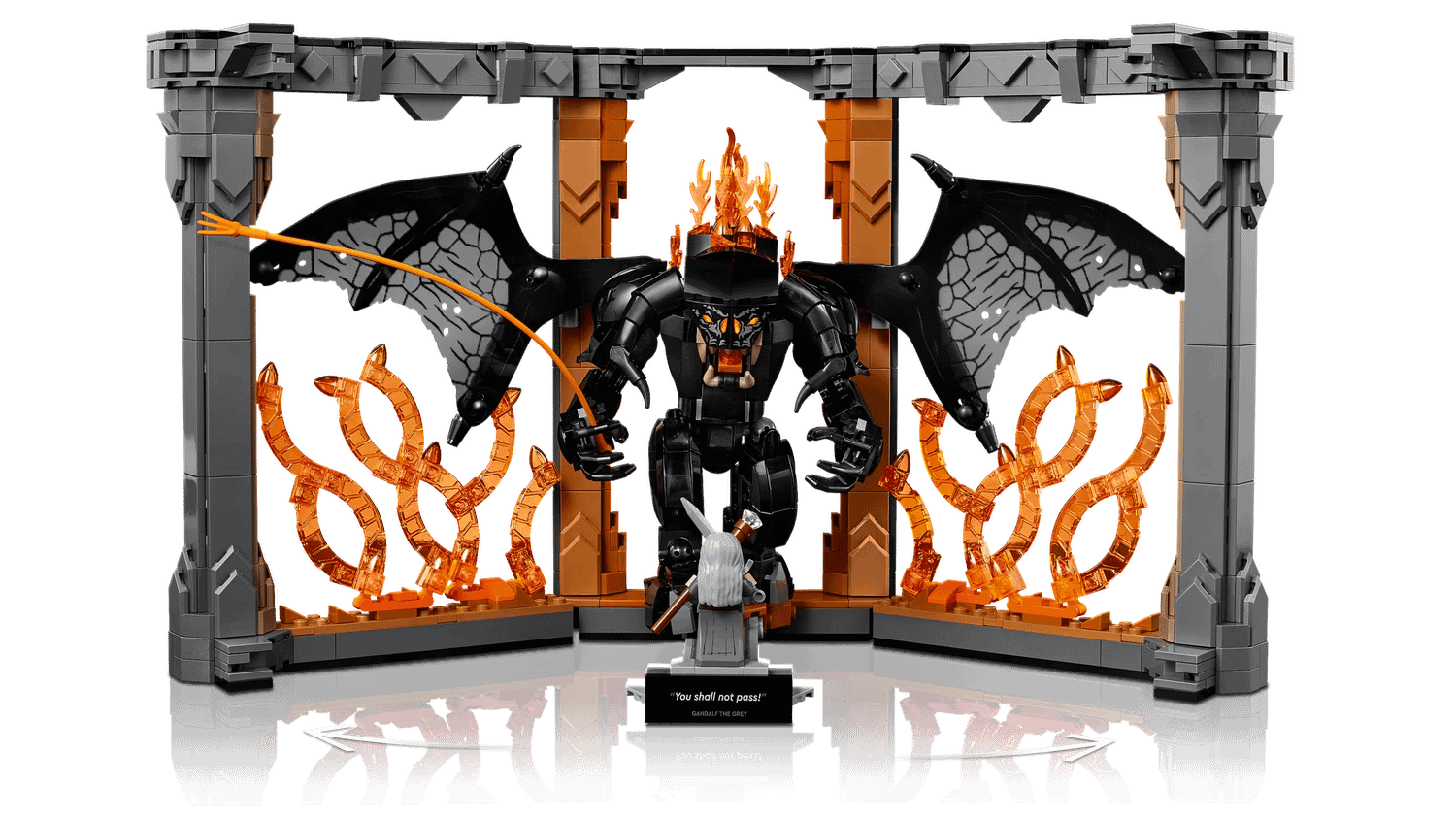 LEGO 10367 The Lord of the Rings: Balrog Book Nook - ICONS