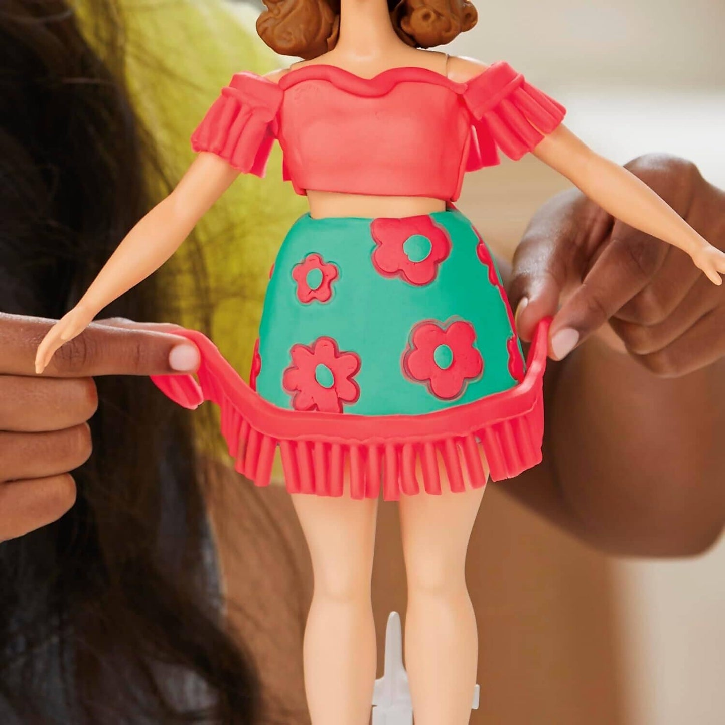 Play-Doh - Barbie Florals & Fringe Doll Set - Hasbro