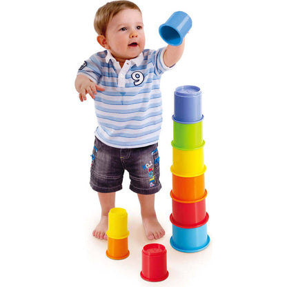 Playgo Toys Ent. Ltd  -  Rainbow Stackin' Cups 10 Pieces