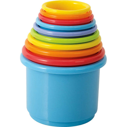 Playgo Toys Ent. Ltd  -  Rainbow Stackin' Cups 10 Pieces