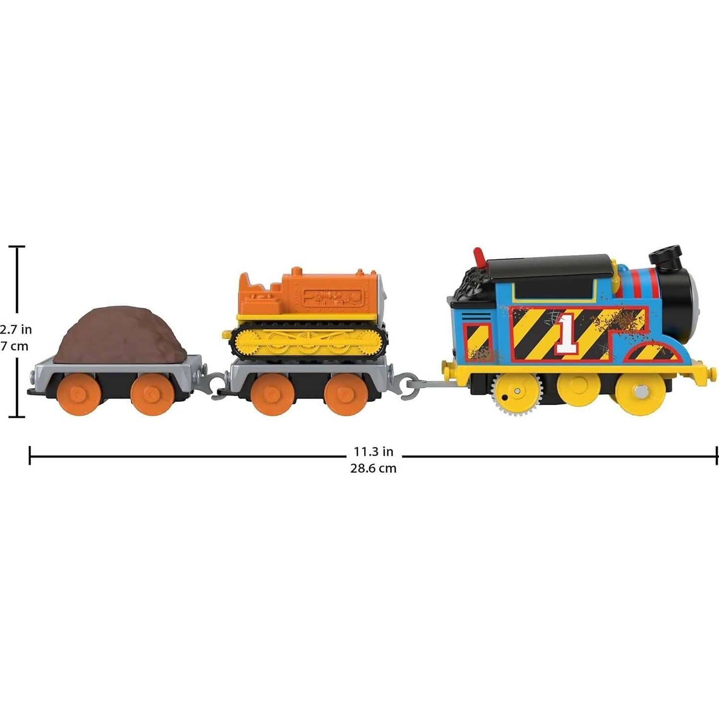 Fisher-Price - Thomas & Friends Construction Crew Thomas & Terence The Tractor Motorized Vehicle Set - Mattel