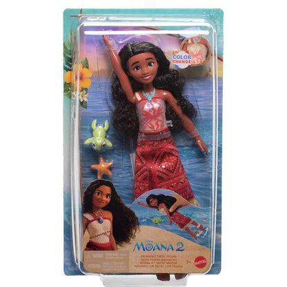Disney -  Moana 2 - Swimming Tautai Moana Doll - Mattel