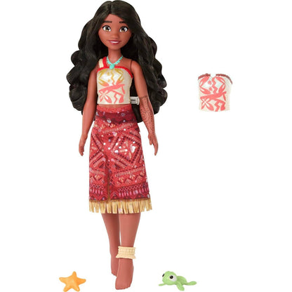 Disney -  Moana 2 - Swimming Tautai Moana Doll - Mattel