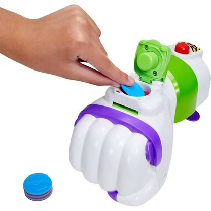 Disney -  Pixar - Toy Story Buzz Lightyear & Galactic Punch Launcher Bundle 7-Inch Action Figure
