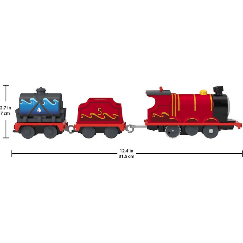 Fisher-Price - Thomas & Friends Splash Tank James Motorized Toy Train With Cargo - Mattel