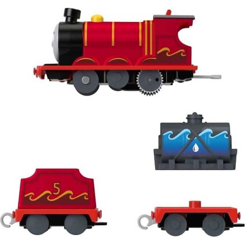 Fisher-Price - Thomas & Friends Splash Tank James Motorized Toy Train With Cargo - Mattel