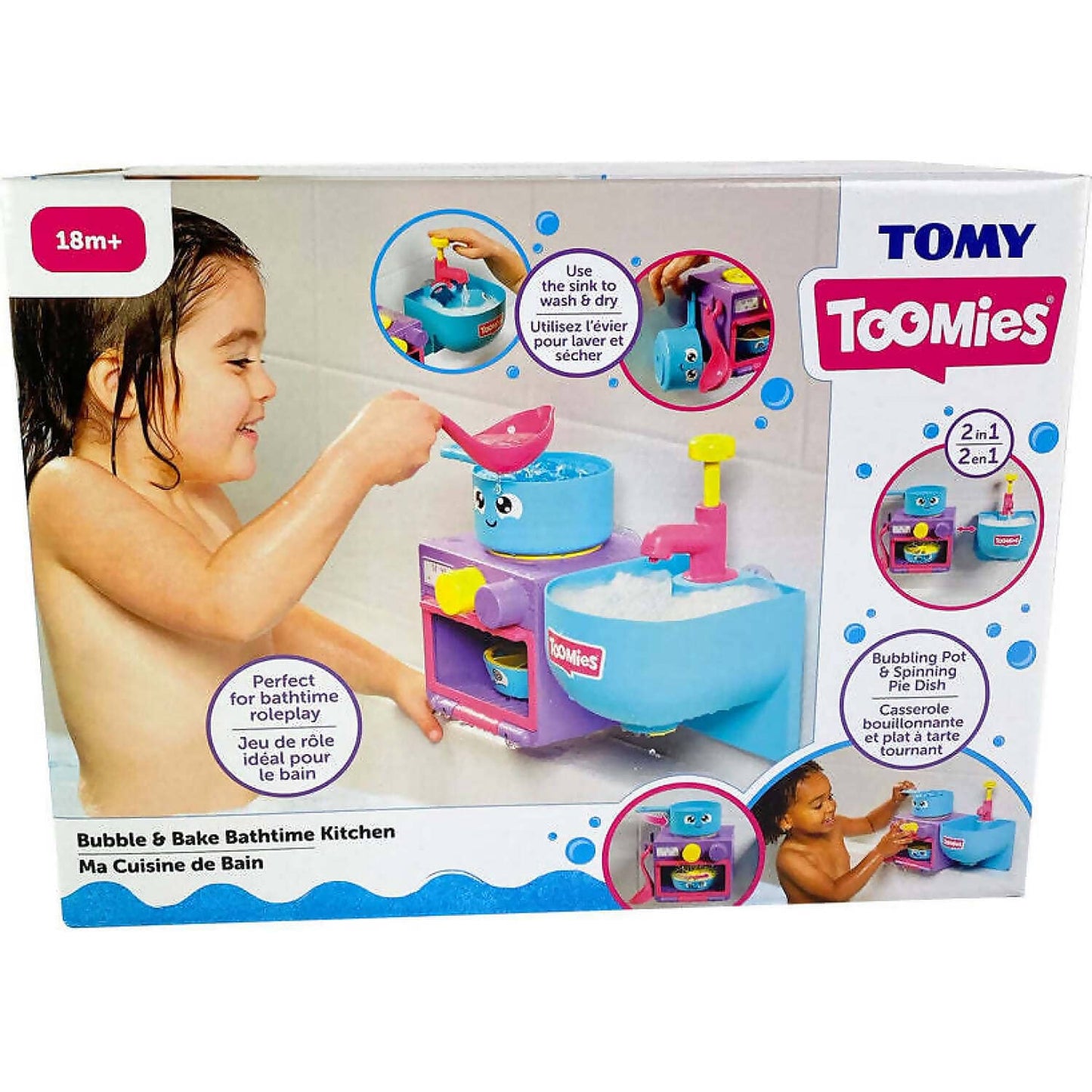 TOMY - Toomies Bubble & Bake Bathtime Kitchen