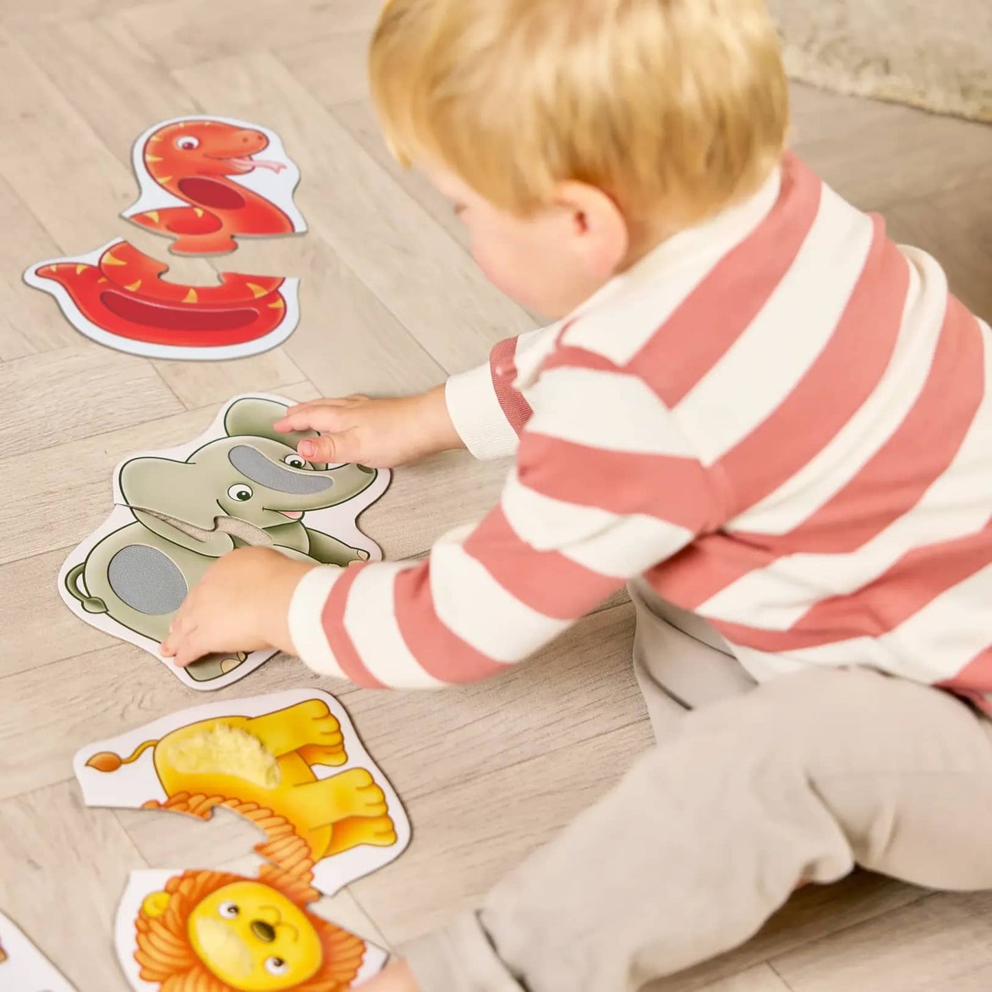 Orchard Toys - Match and Feel 2 Piece Puzzles