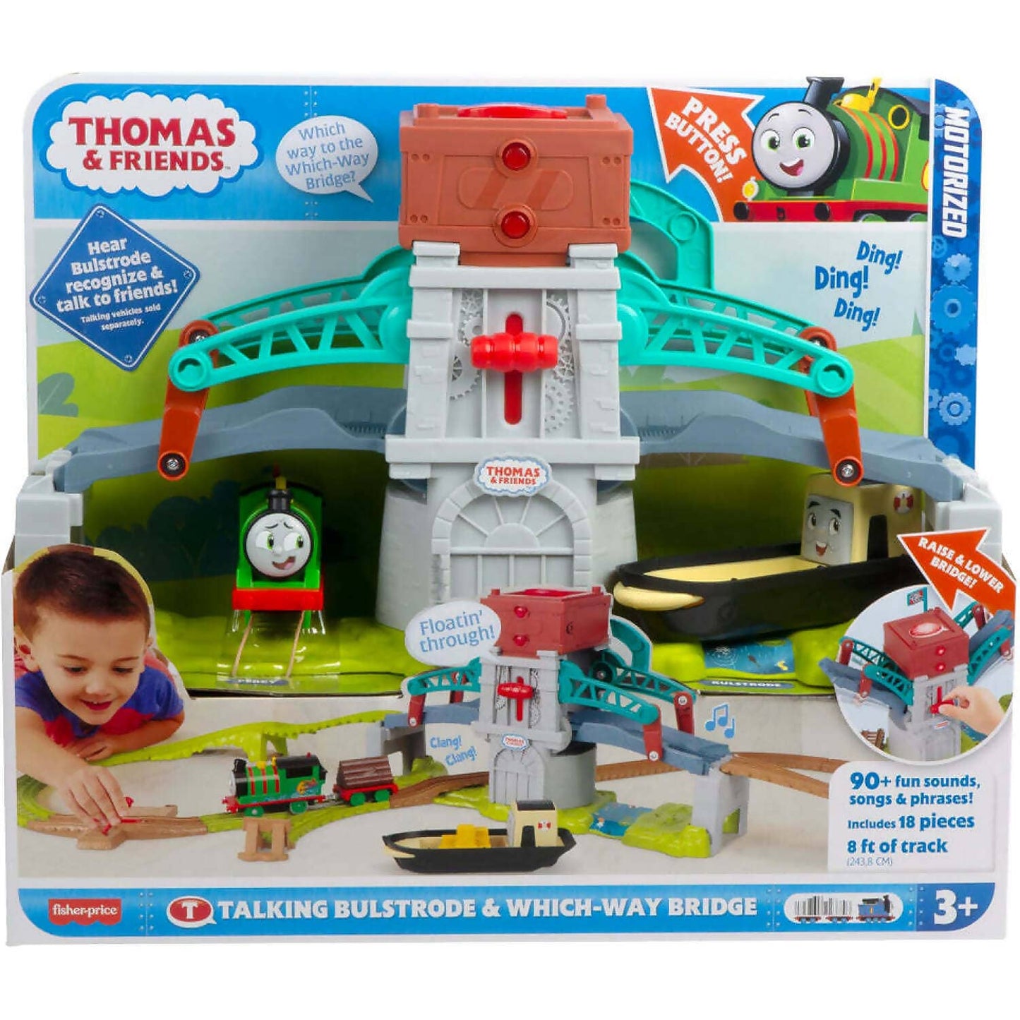 Fisher-Price - Thomas & Friends Talking Bulstroke & Which-Way Bridge - Mattel