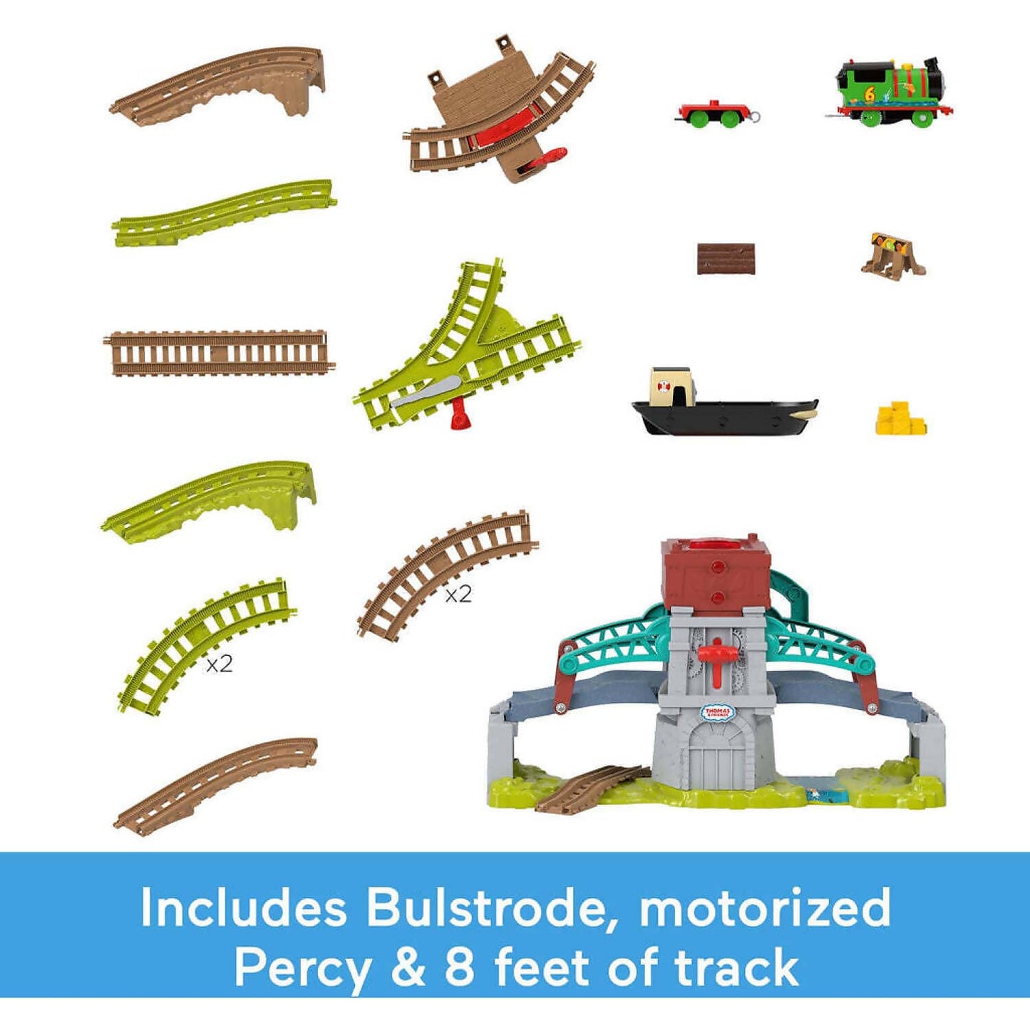 Fisher-Price - Thomas & Friends Talking Bulstroke & Which-Way Bridge - Mattel