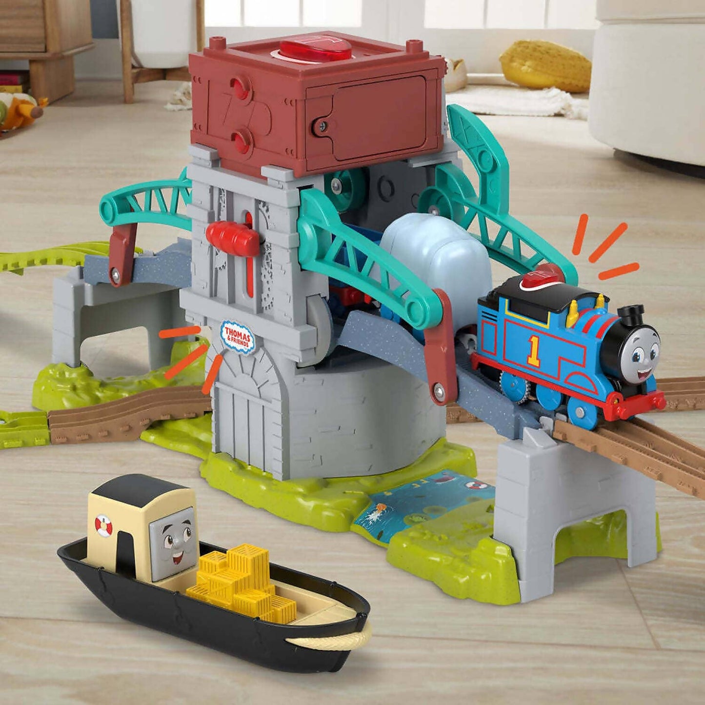 Fisher-Price - Thomas & Friends Talking Bulstroke & Which-Way Bridge - Mattel