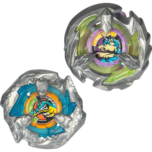 Beyblade -  X - Bite Croc 3-60LF and Sting Unicorn 4-60P Top Dual Pack Set