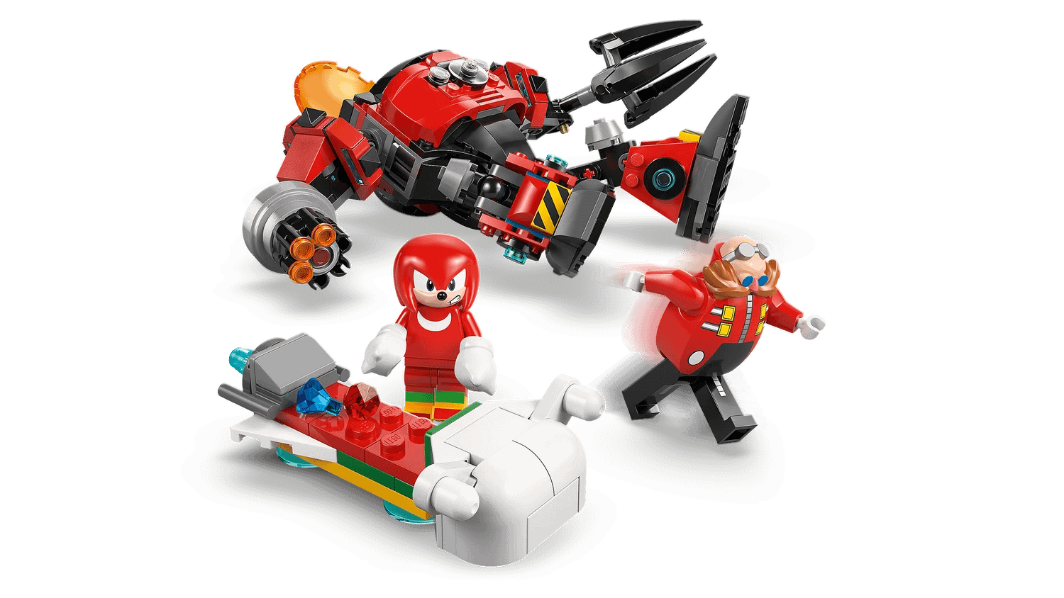 LEGO 77005 Knuckles vs. Dr. Eggman Egg Crusher Mech - Sonic the Hedgehog