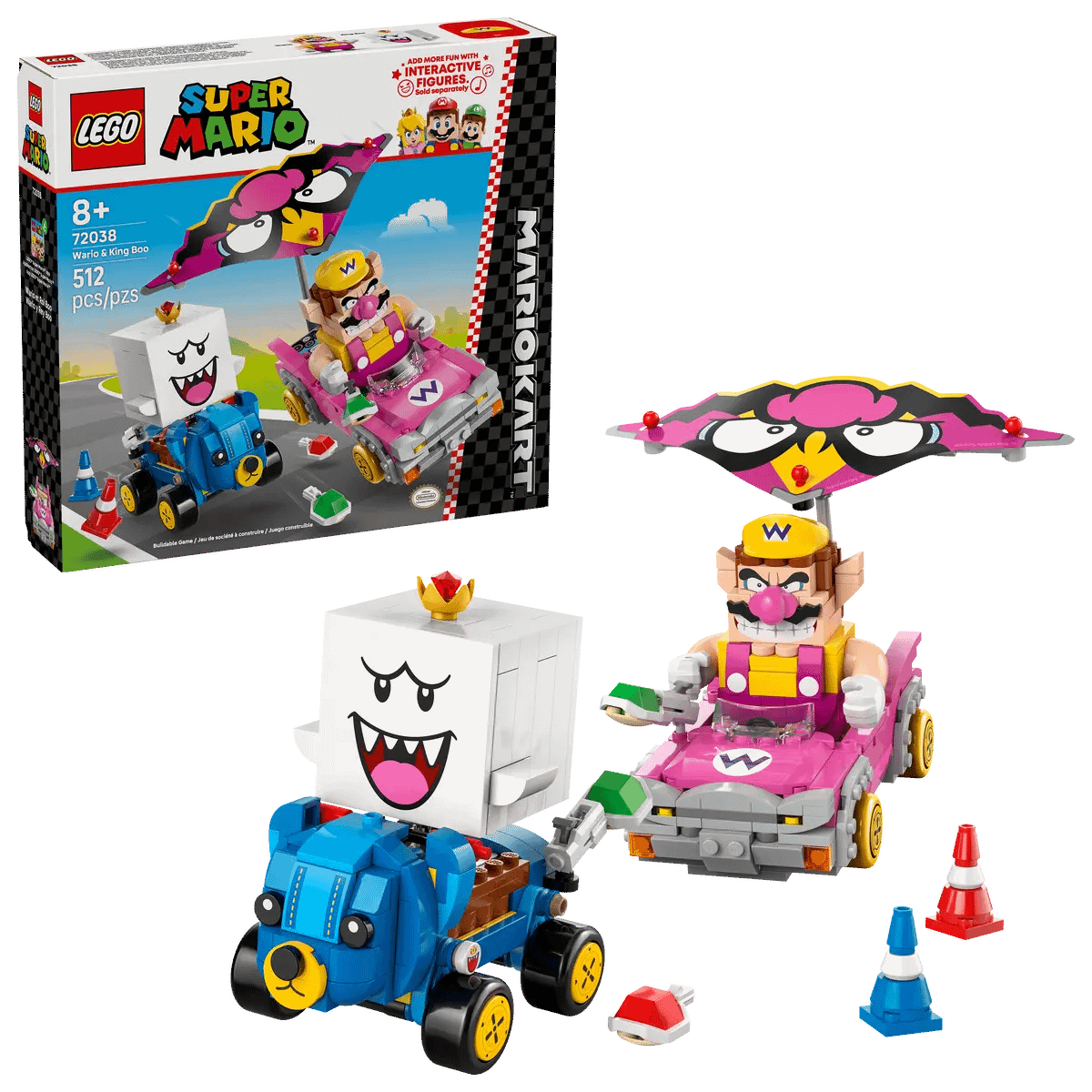 LEGO 72038 Mario Kart - Wario & King Boo - Super Mario