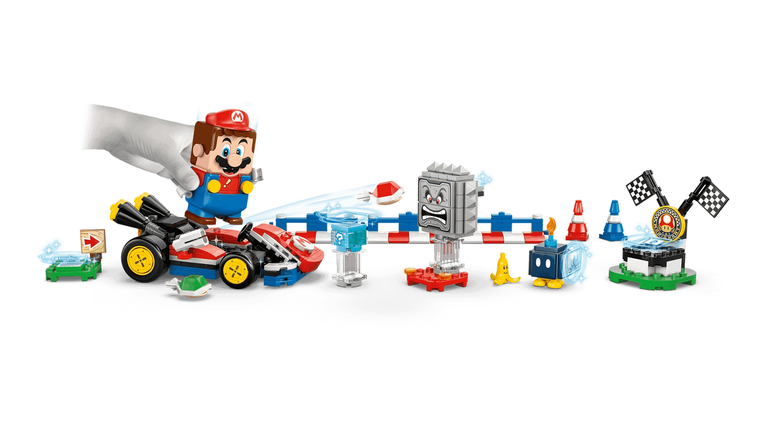 LEGO 72043 Mario Kart - Interactive LEGO Mario & Standard Kart - Super Mario
