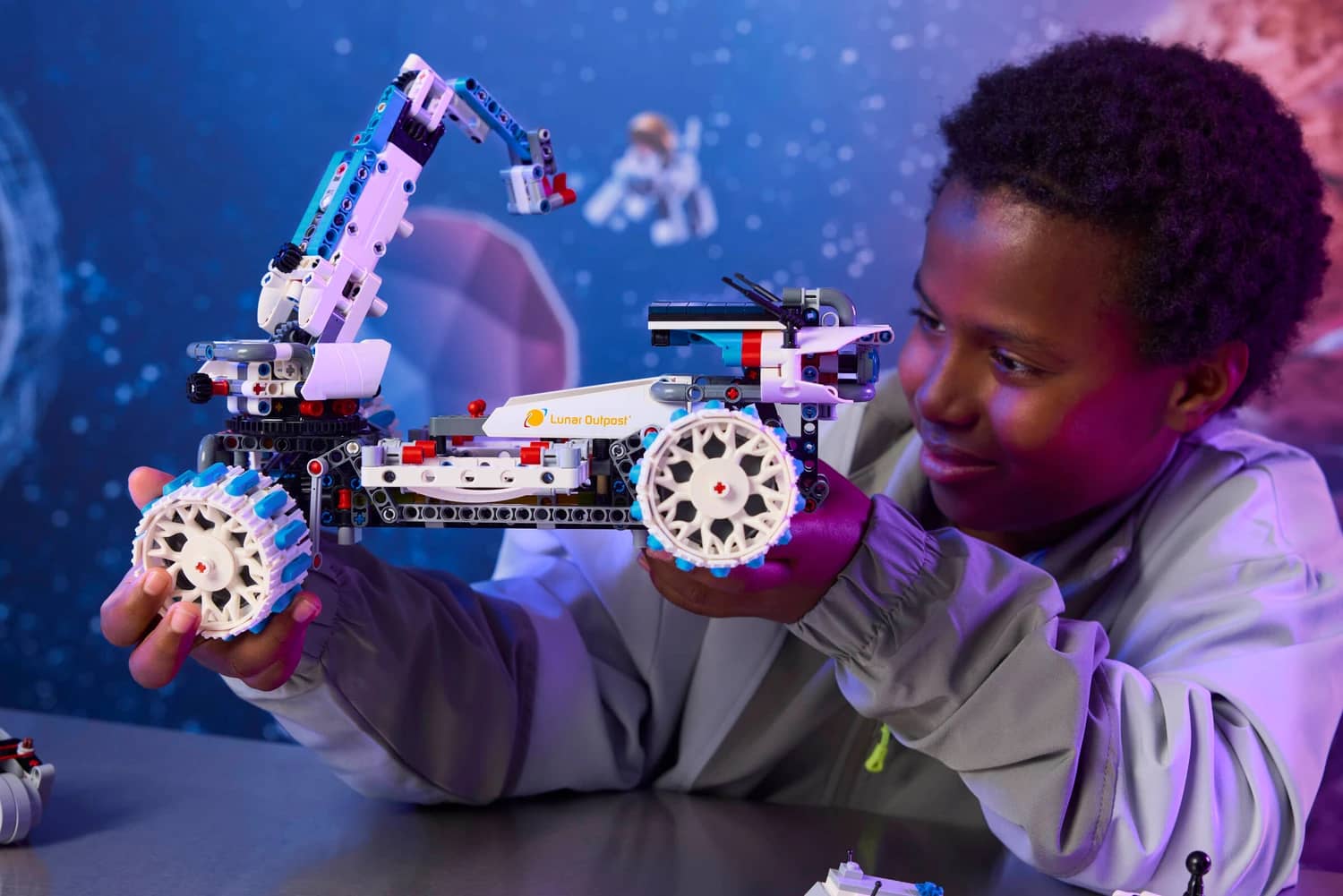 LEGO 42211 Lunar Outpost Moon Rover Space Vehicle - Technic