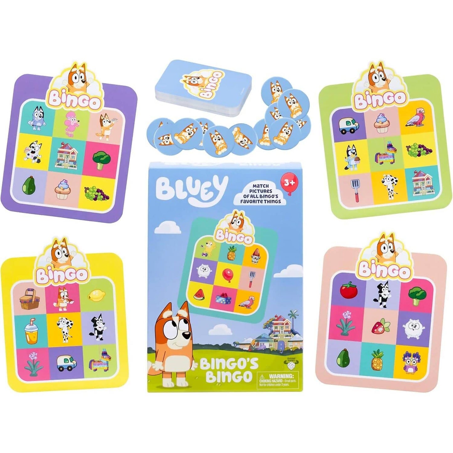 Bluey - Bingo's Bingo Game - Moose Games