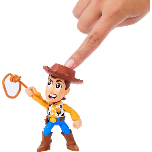 Disney -  Pixar - Toy Story Click Figs Sheriff Woody Pop Up Action Move 3.5-inch Figure - Mattel