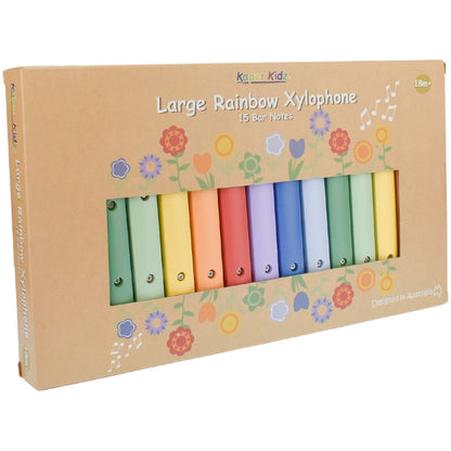 Kaper Kidz - Large Rainbow Xylophone 15 Bar Notes