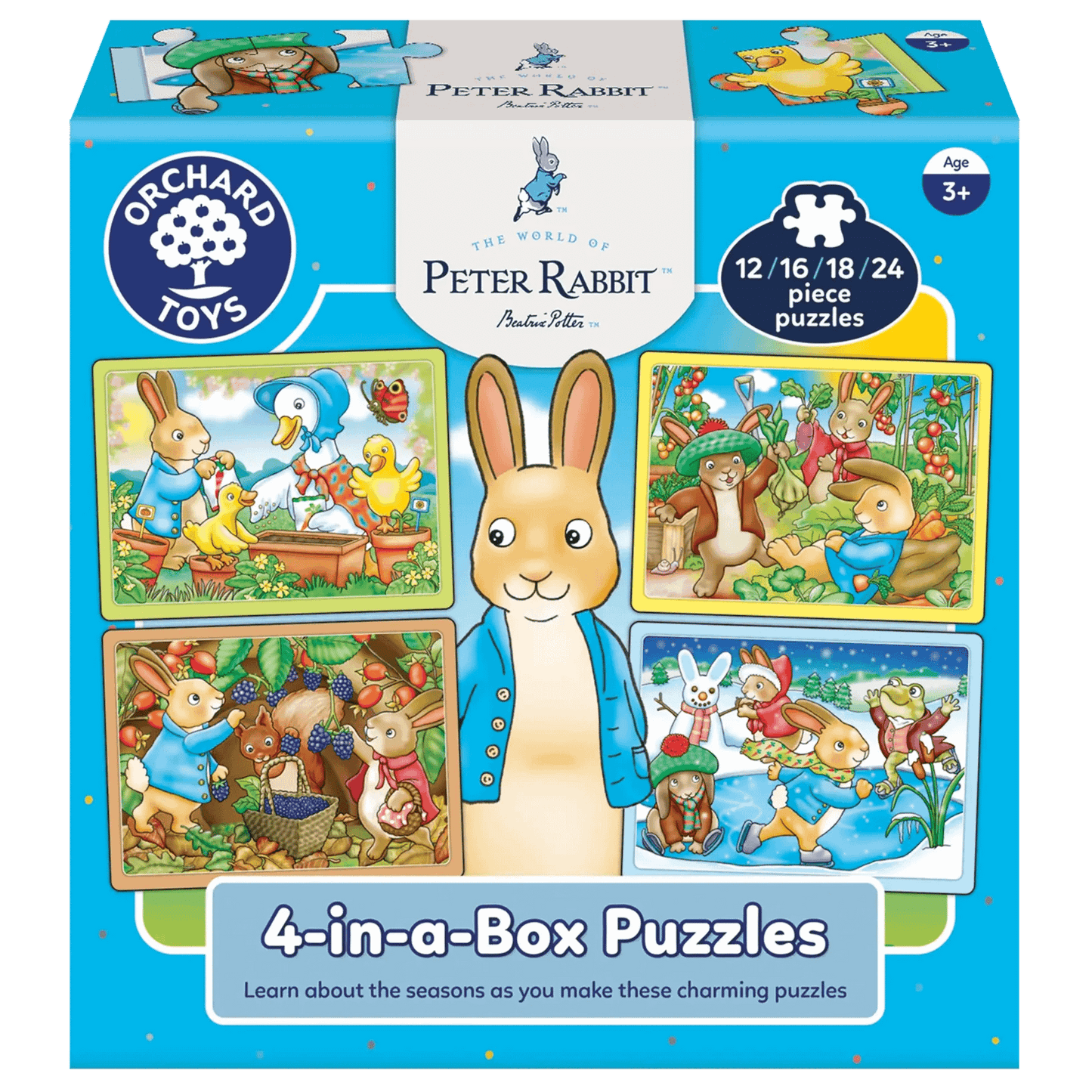 Orchard Toys - Peter Rabbit™ 4-in-a-Box Puzzles
