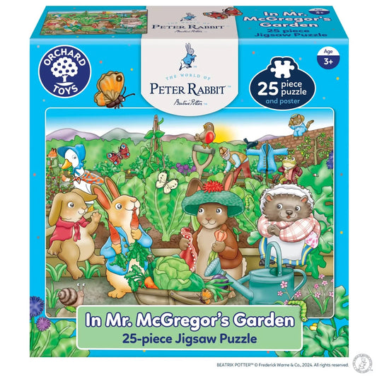 Orchard Toys - Peter Rabbit™ In Mr. McGregor's Garden jigsaw puzzle 25 Pieces