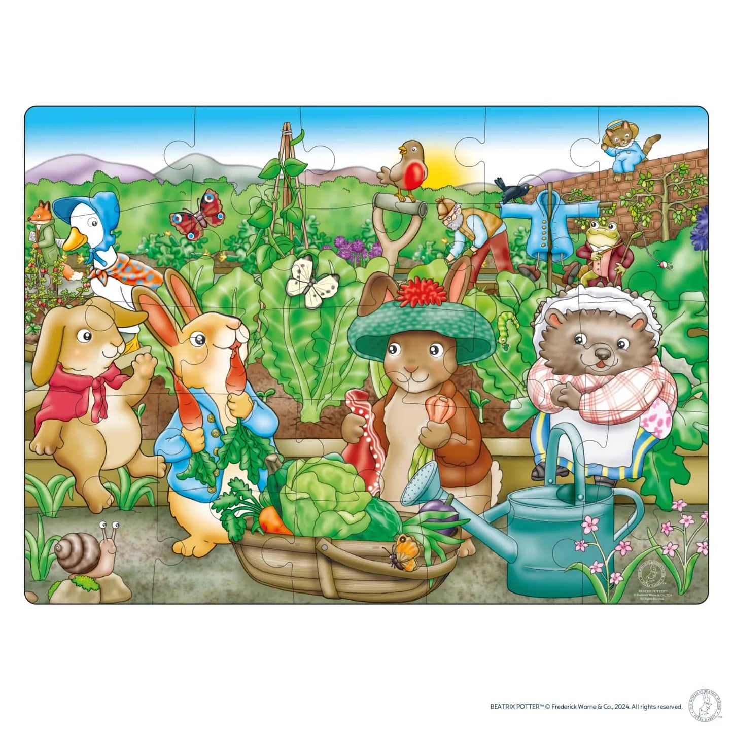 Orchard Toys - Peter Rabbit™ In Mr. McGregor's Garden jigsaw puzzle 25 Pieces