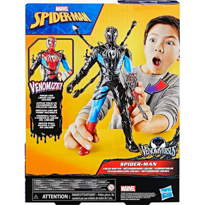 Marvel -  Spider-Man - VenomVersus Spider-Man Liquid Shifter Colour Change 11-inch Action Figure - Hasbro