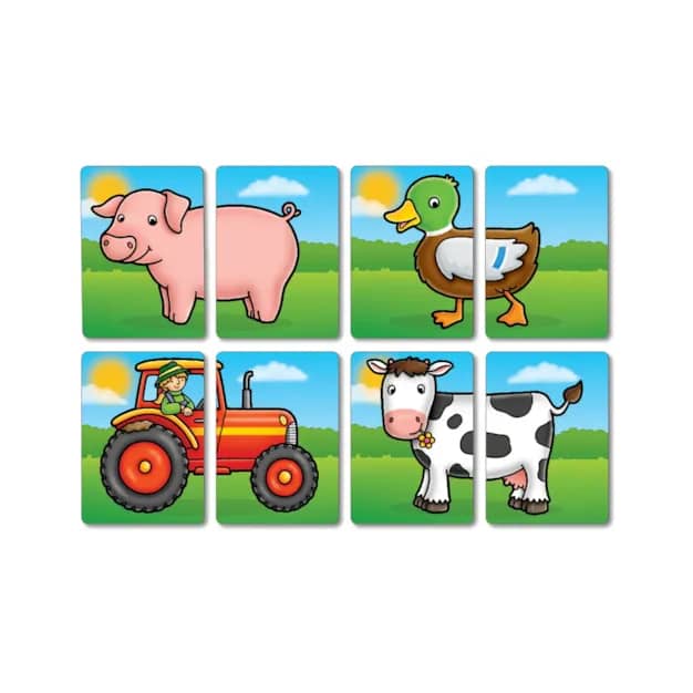 Orchard Toys - Farmyard Heads and Tails Game