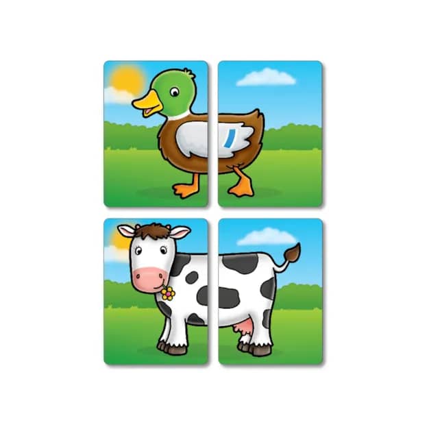 Orchard Toys - Farmyard Heads and Tails Game