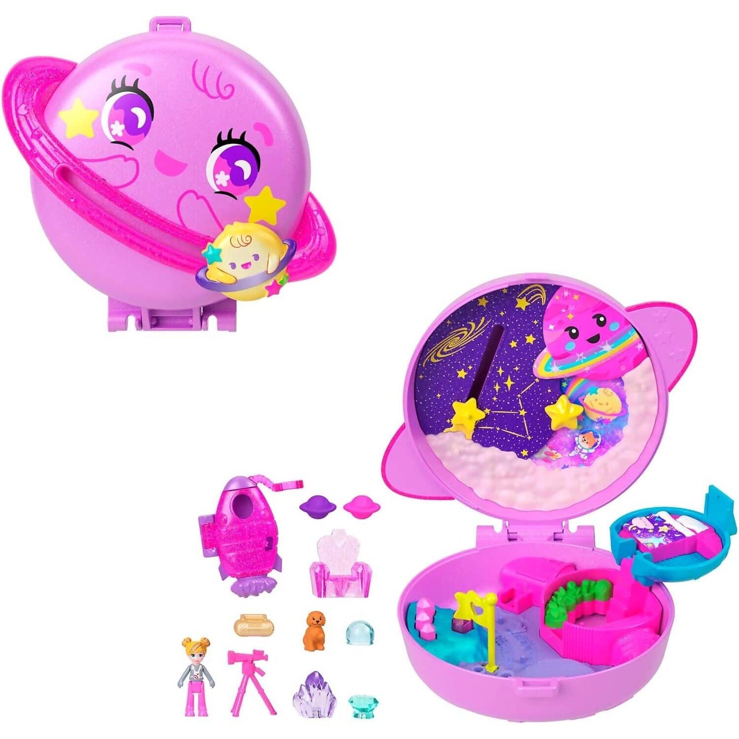 Polly Pocket - Planet Polly Compact Playset - Mattel