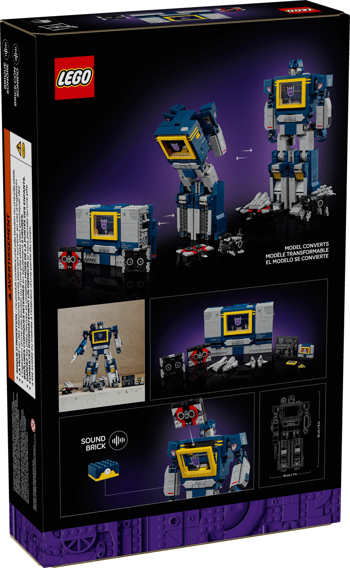 LEGO 10358 Transformers: Soundwave - ICONS