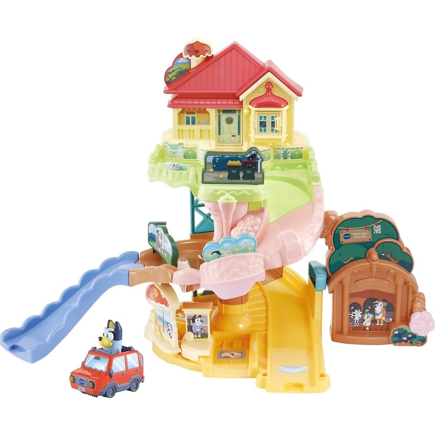 VTech - Toot-Toot Drivers Bluey Road Trip Play Set