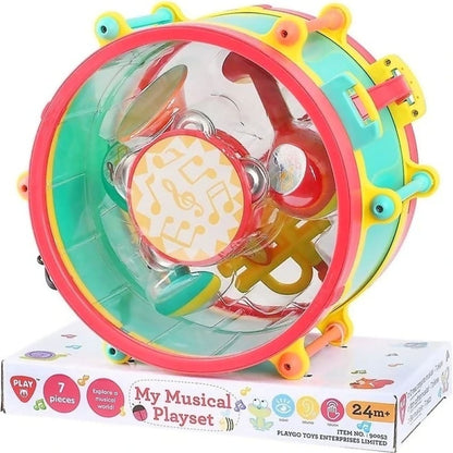 Playgo Toys Ent. Ltd  -  Musical 7pce Play Set