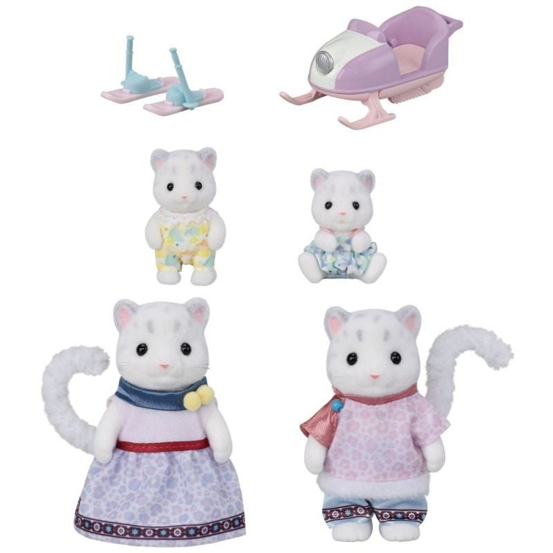 Sylvanian Families - Snow Leopard Family