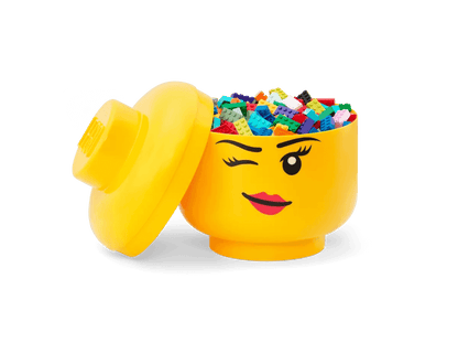 LEGO Storage Head Girl Winking Large - Room Copenhagen