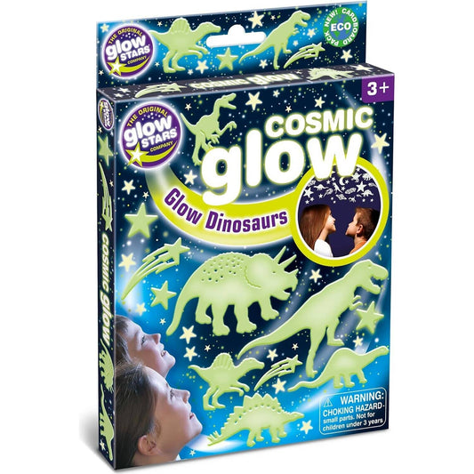 Brainstorm - The Original Glowstars Company Glow in The Dark Cosmic Glow - Glow Donosaurs
