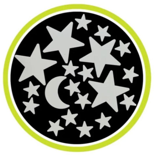 Brainstorm Toys - The Original Glowstars Company Glow in the Dark Cosmic Glow Moon & Stars
