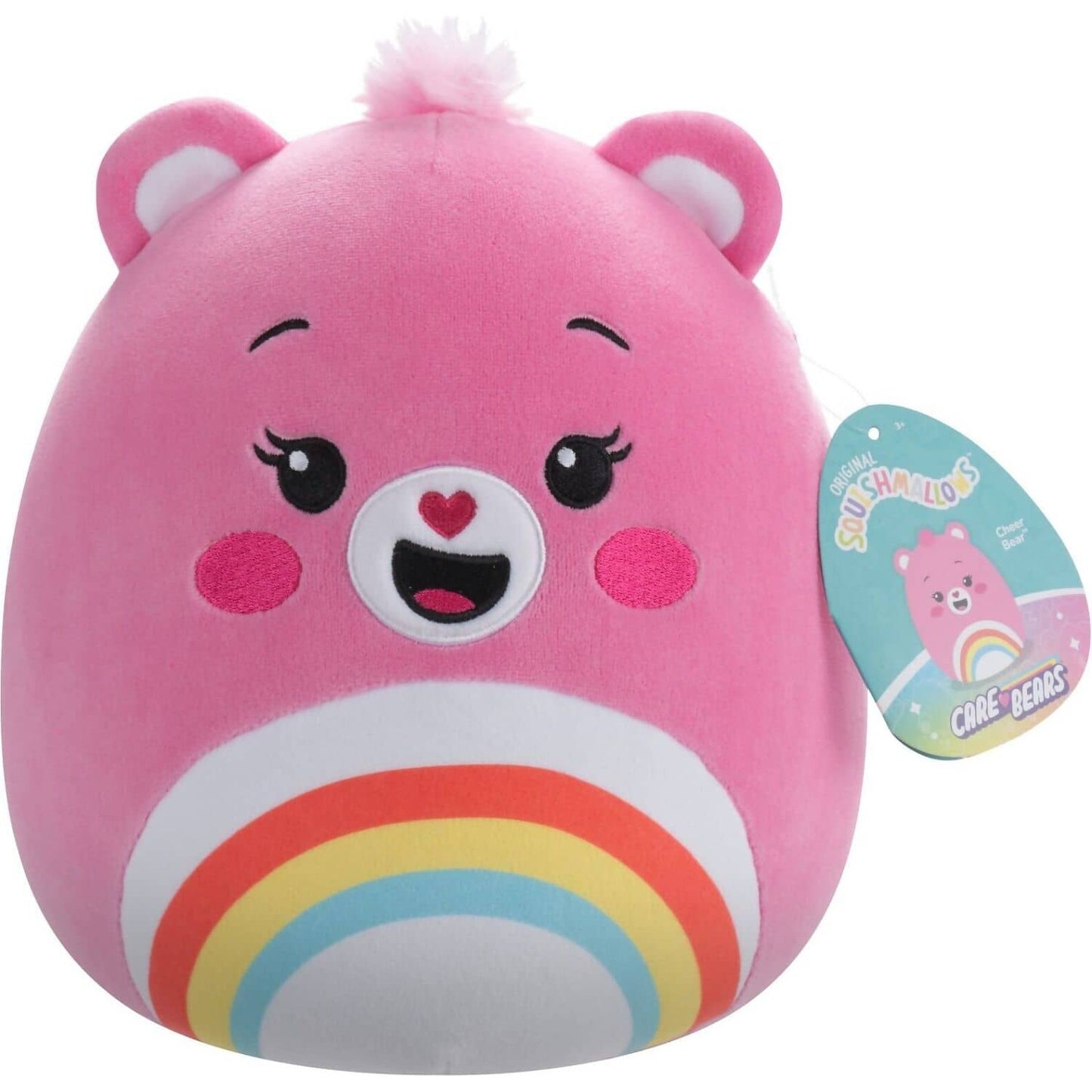 Squishmallows - Care Bears Cheer Bear 8-Inch Plush