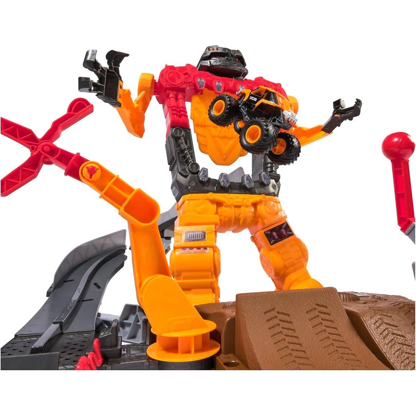 Monster Jam - Smash & Bash SmashBot Playset with Launcher - Spin Master